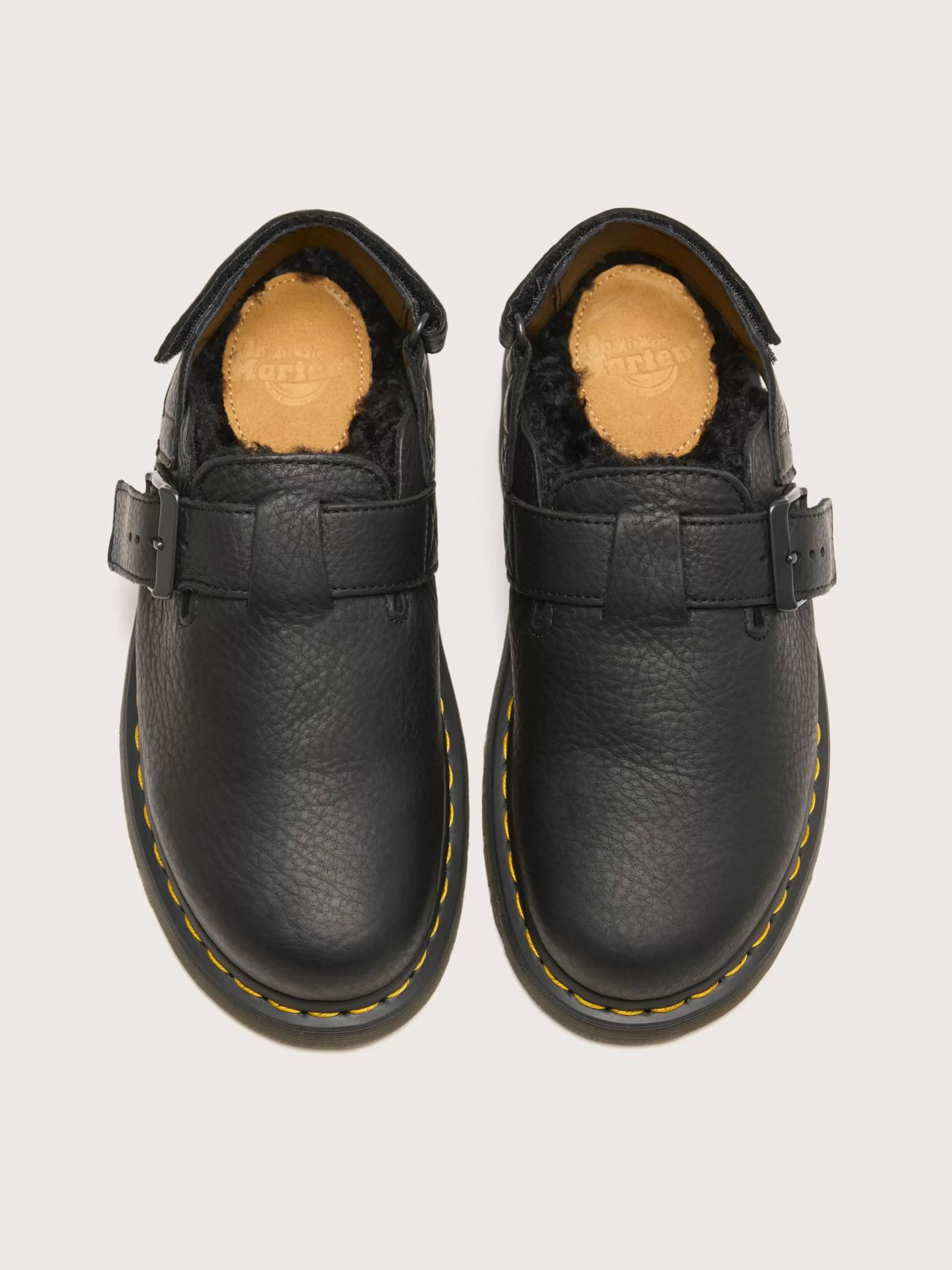 DR. MARTENS Jorge II Muiltjes Met Imitatiebont Voering Voor Vrouwen-Dr martens Store