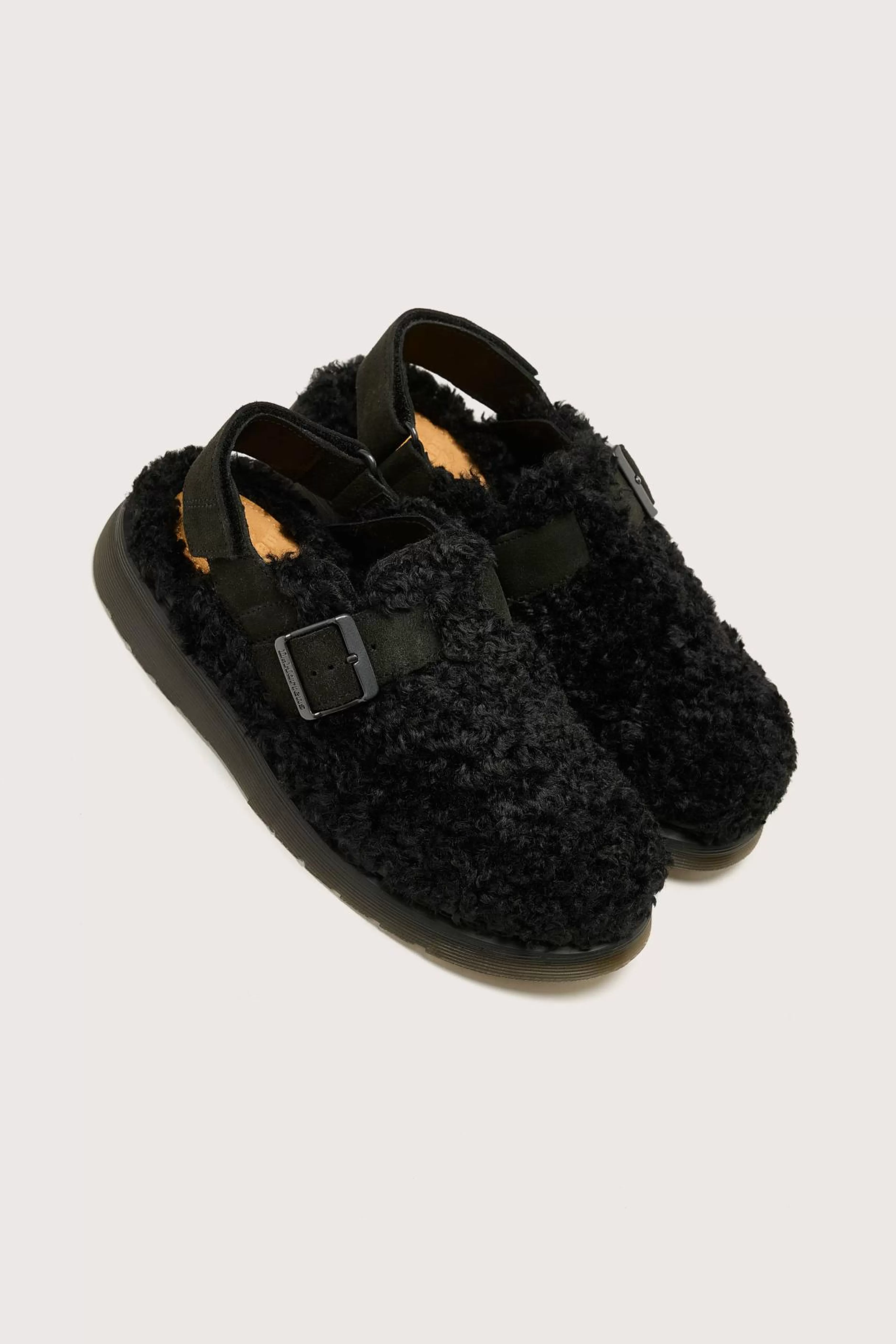 DR. MARTENS Jorge Ii Suede & Borg Mules For Women-Dr martens Shop