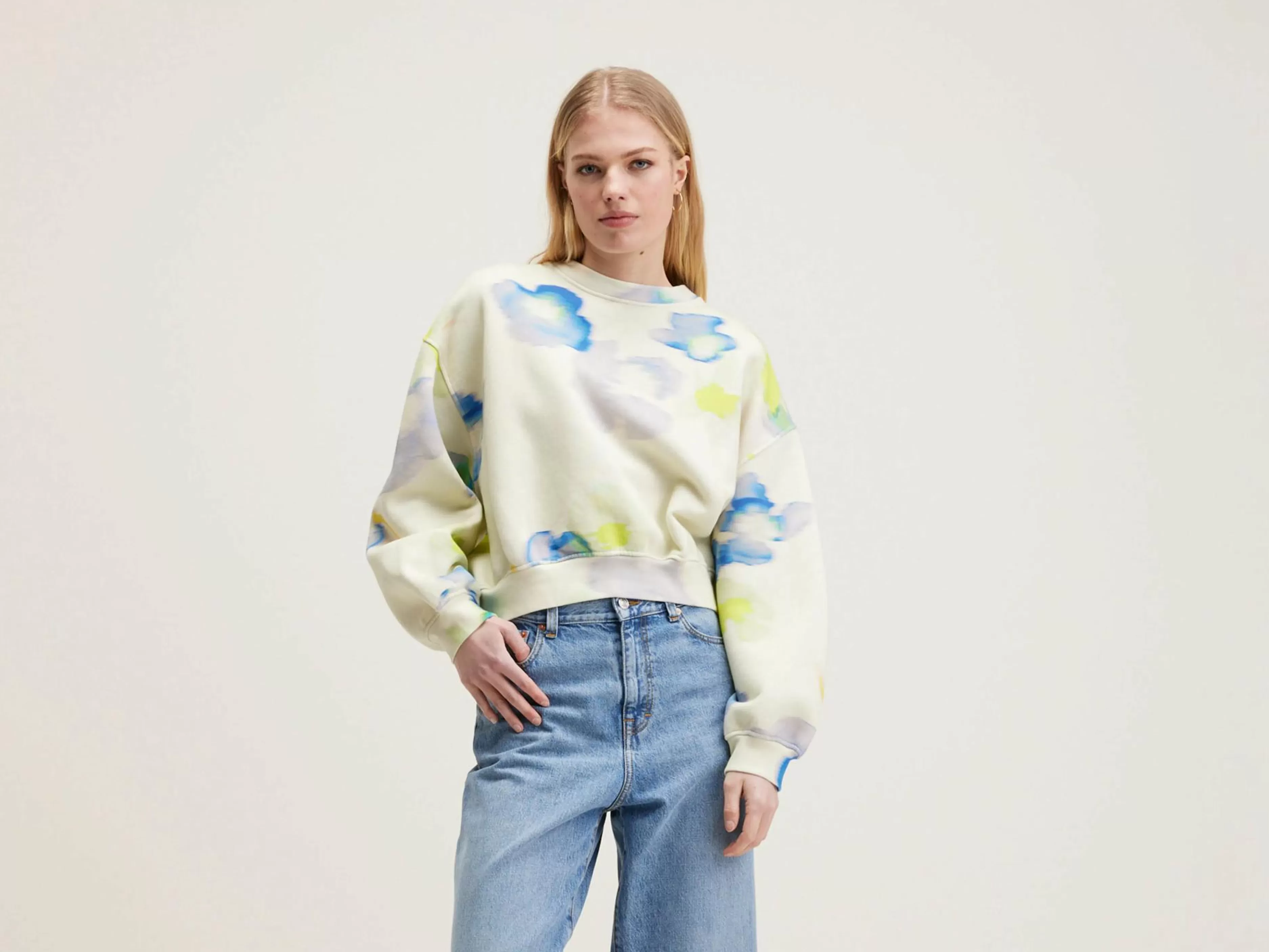 Fancy Bloemenprint Sweatshirt-Bellerose Flash Sale