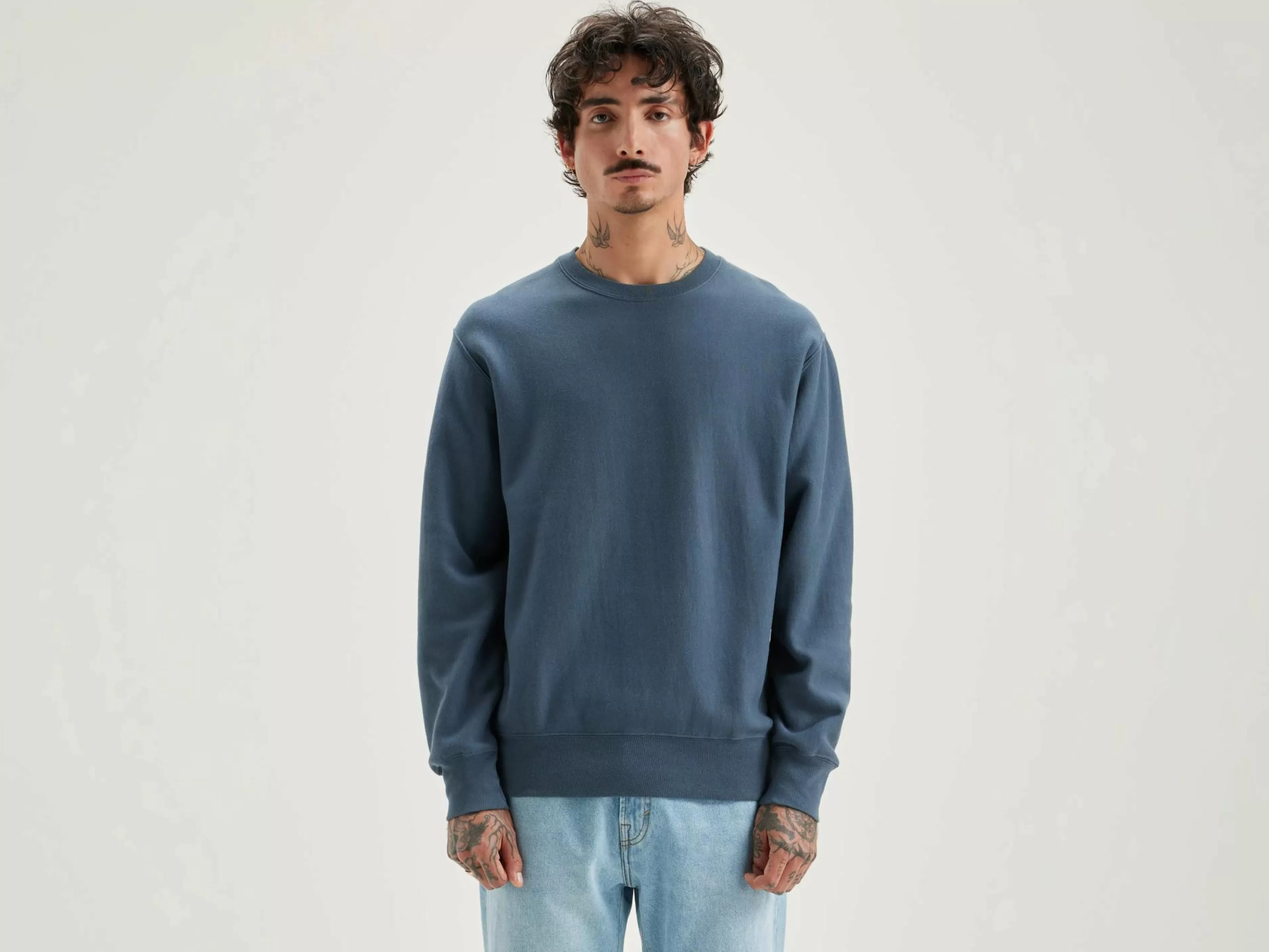 Flake Ronde Hals Sweatshirt-Bellerose New