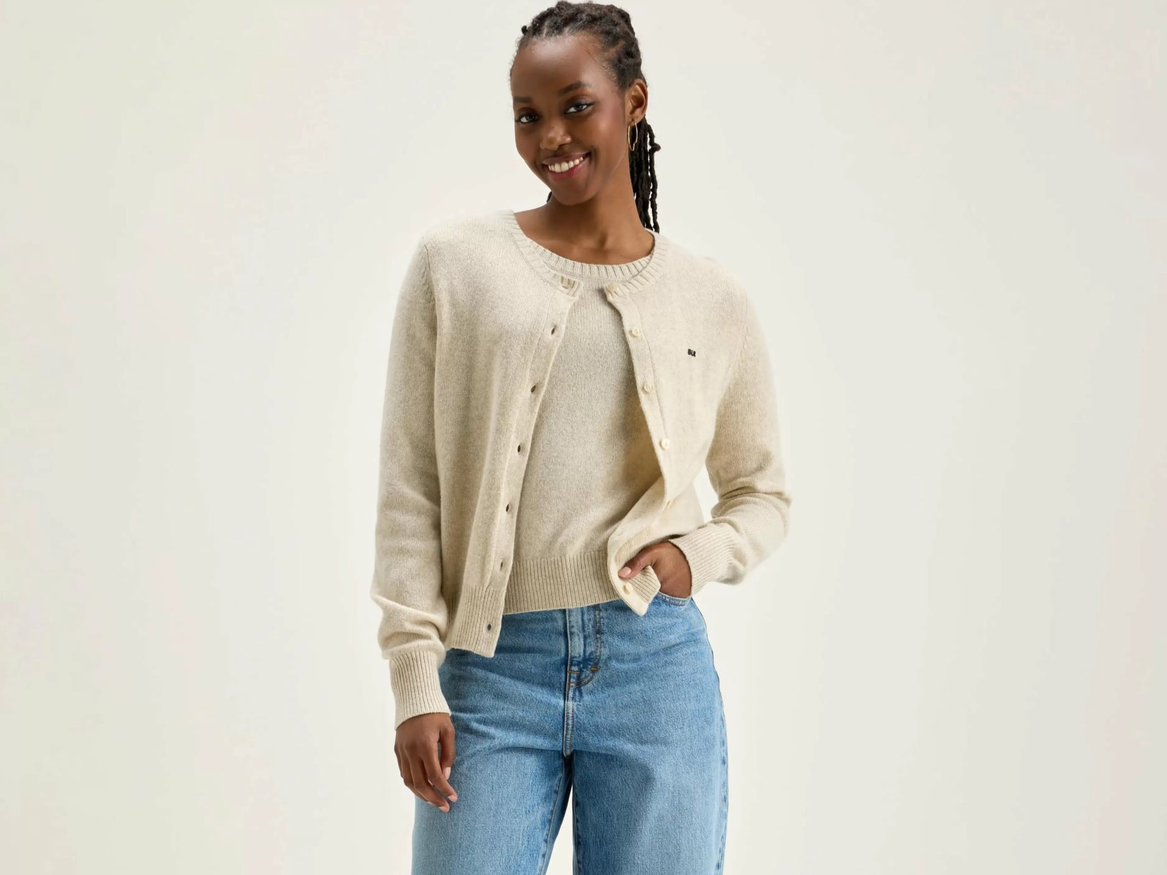 Giwes Ronde Hals Cardigan-Bellerose Discount