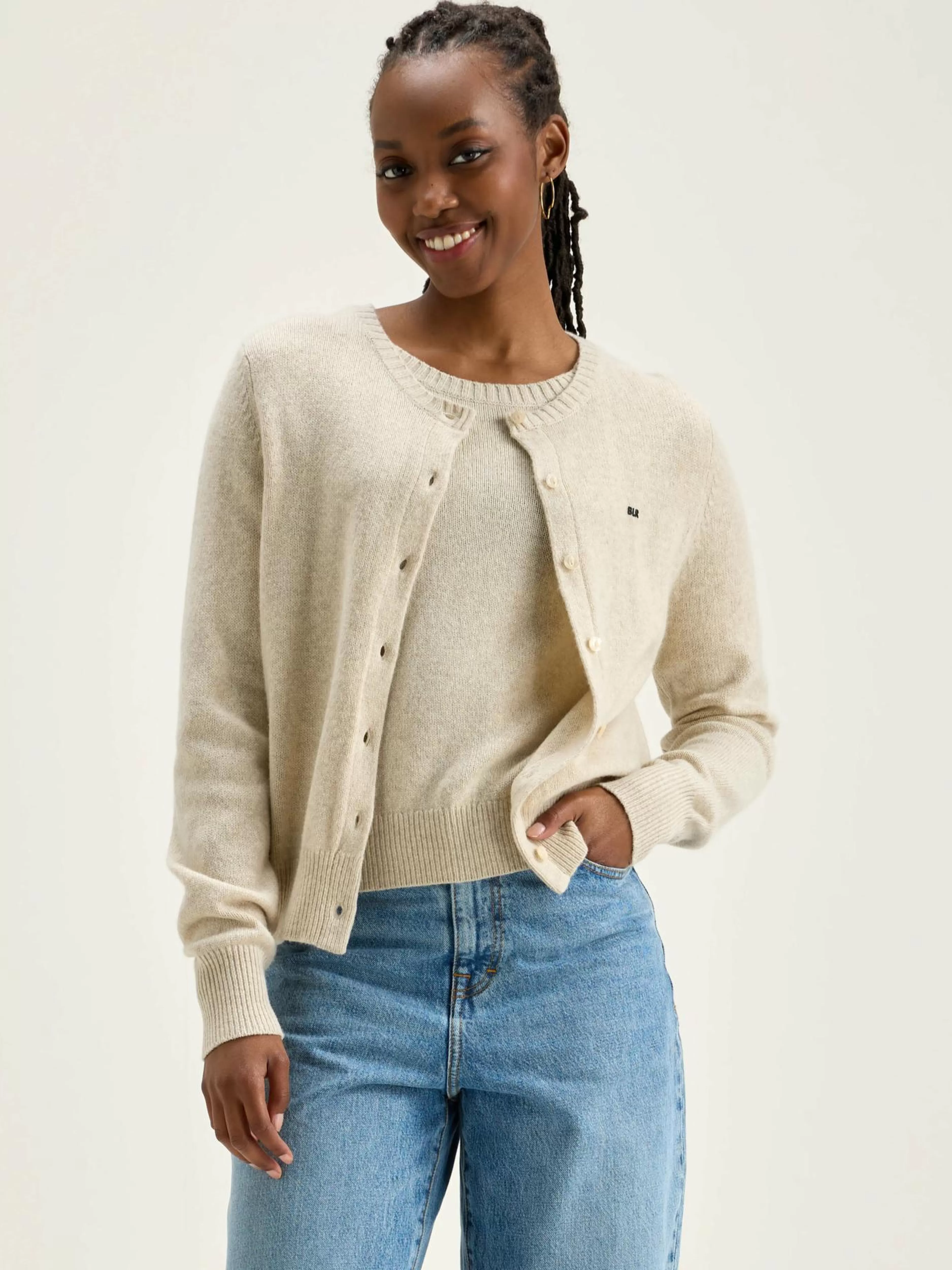 Giwes Ronde Hals Cardigan-Bellerose Discount