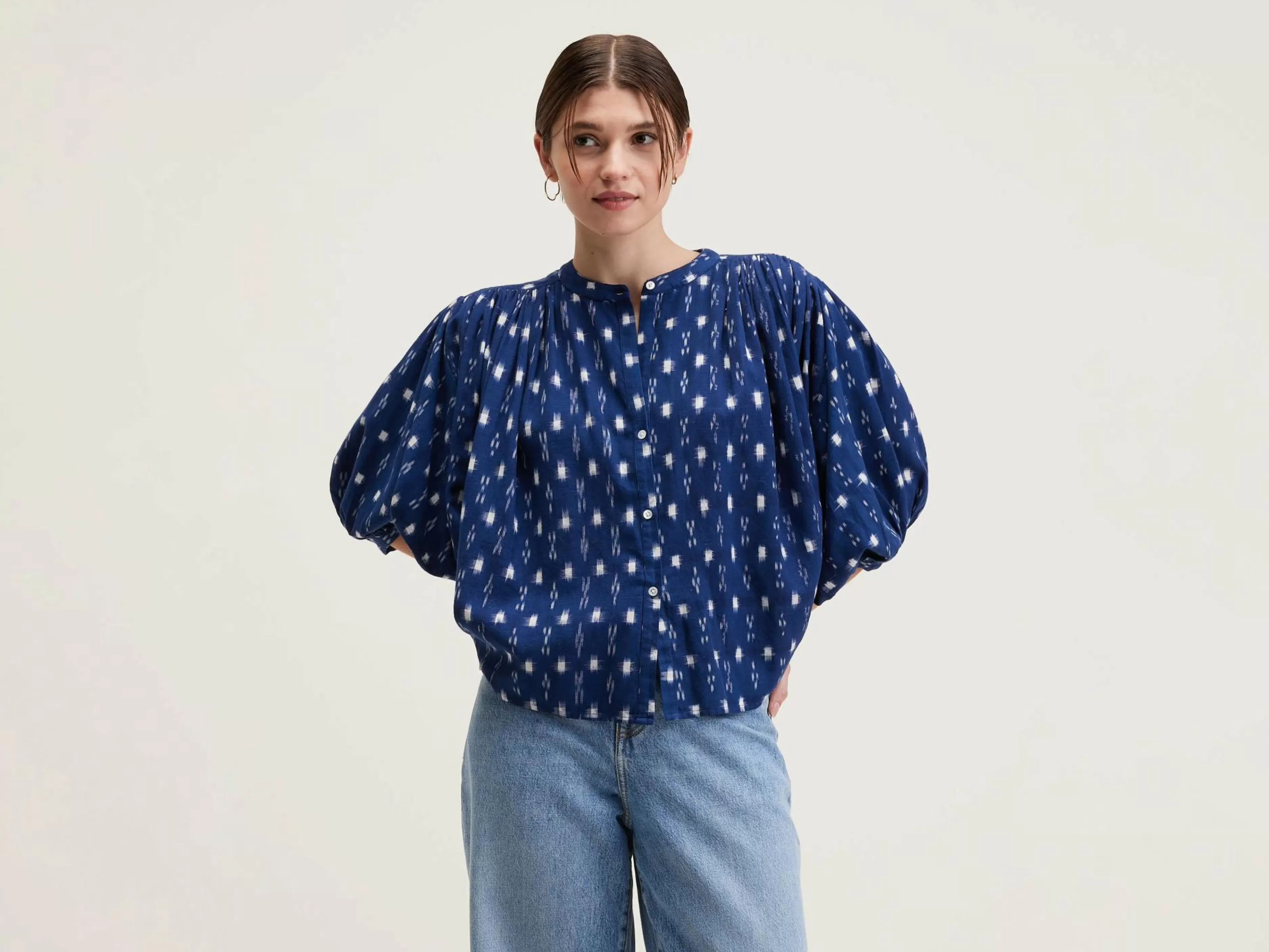 Ink Cropped Blouse-Bellerose Flash Sale