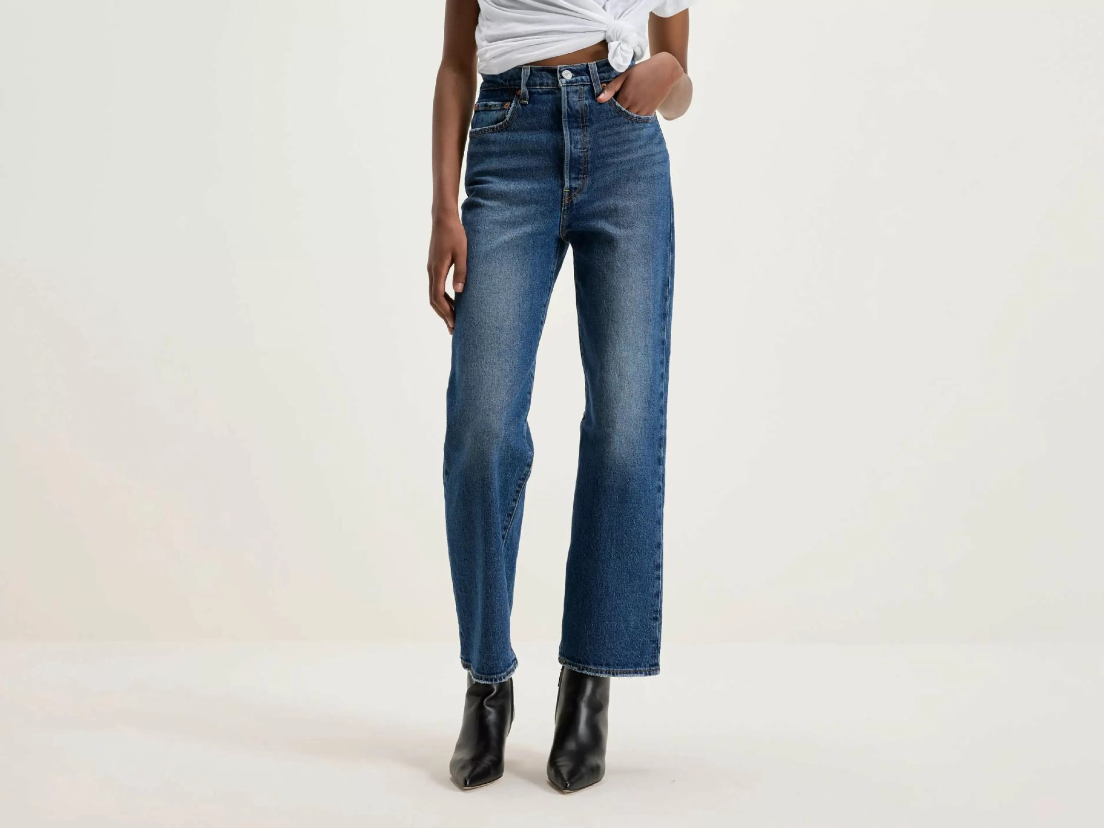 Ribcage Straight Ankle Jeans-Levi's® Hot