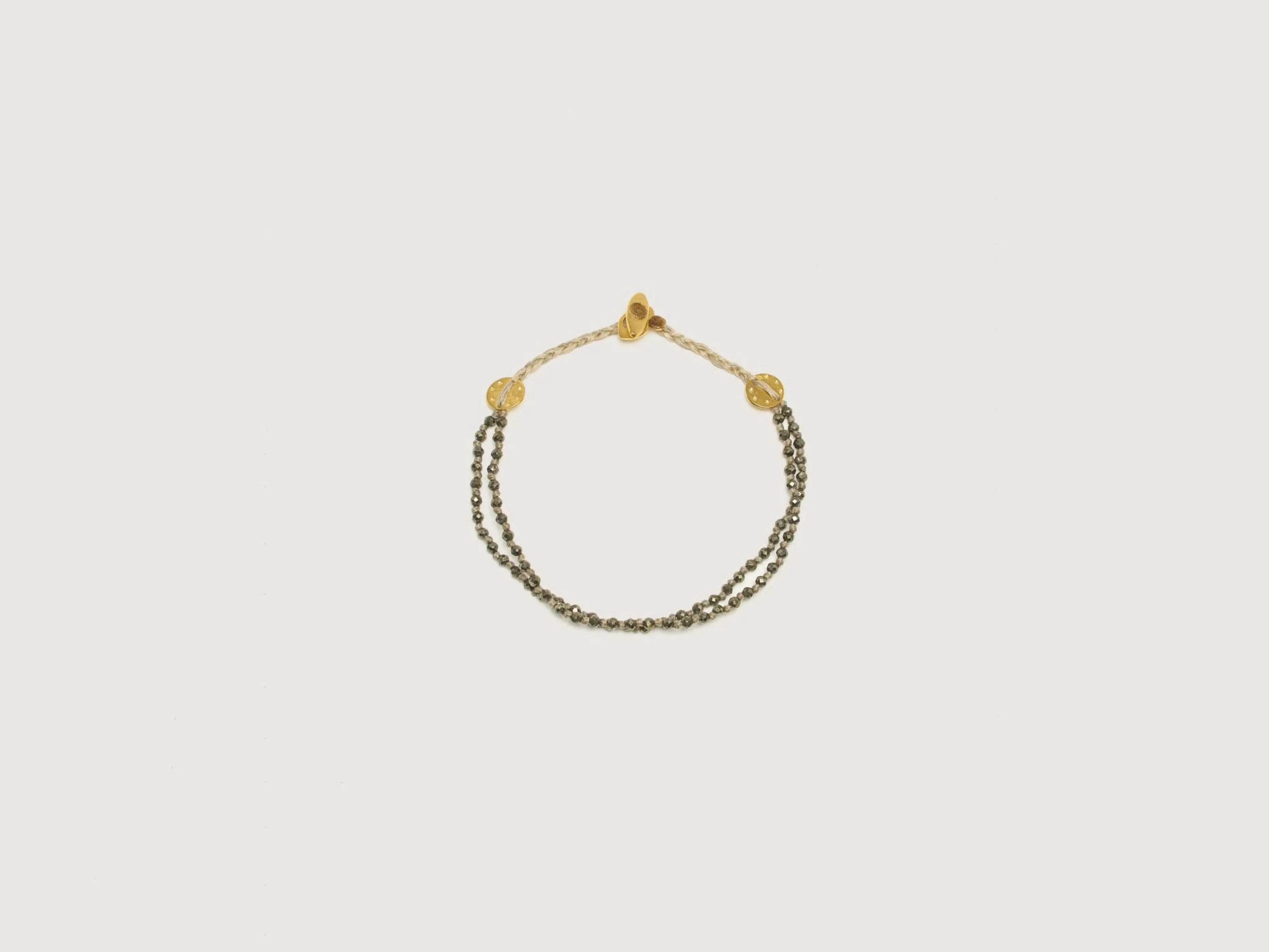 MARY GAITANI Double Strand Pyrite Bracelet-Mary gaitaini Online