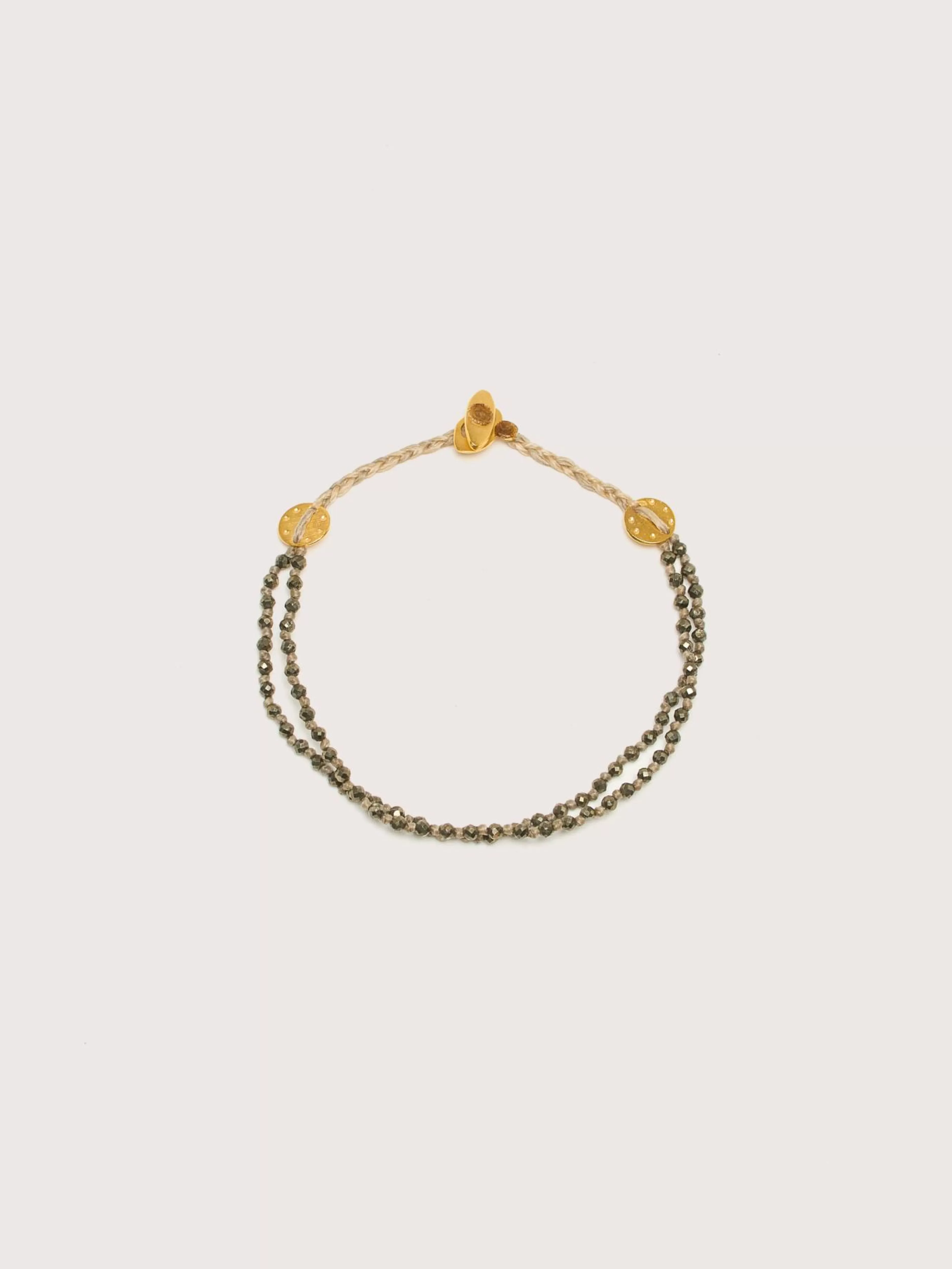 MARY GAITANI Double Strand Pyrite Bracelet-Mary gaitaini Online