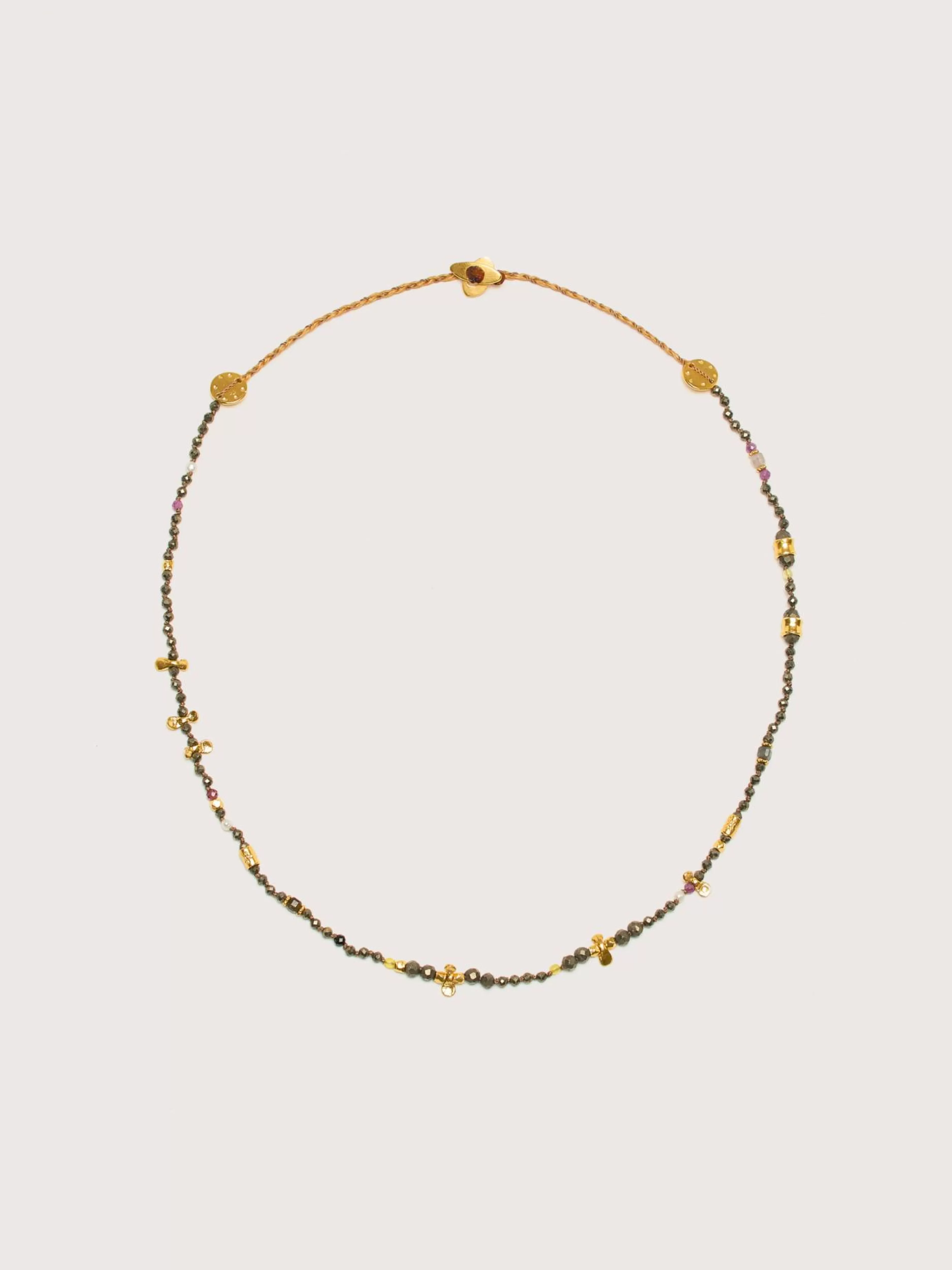 MARY GAITANI Pyrite Necklace-Mary gaitaini Flash Sale