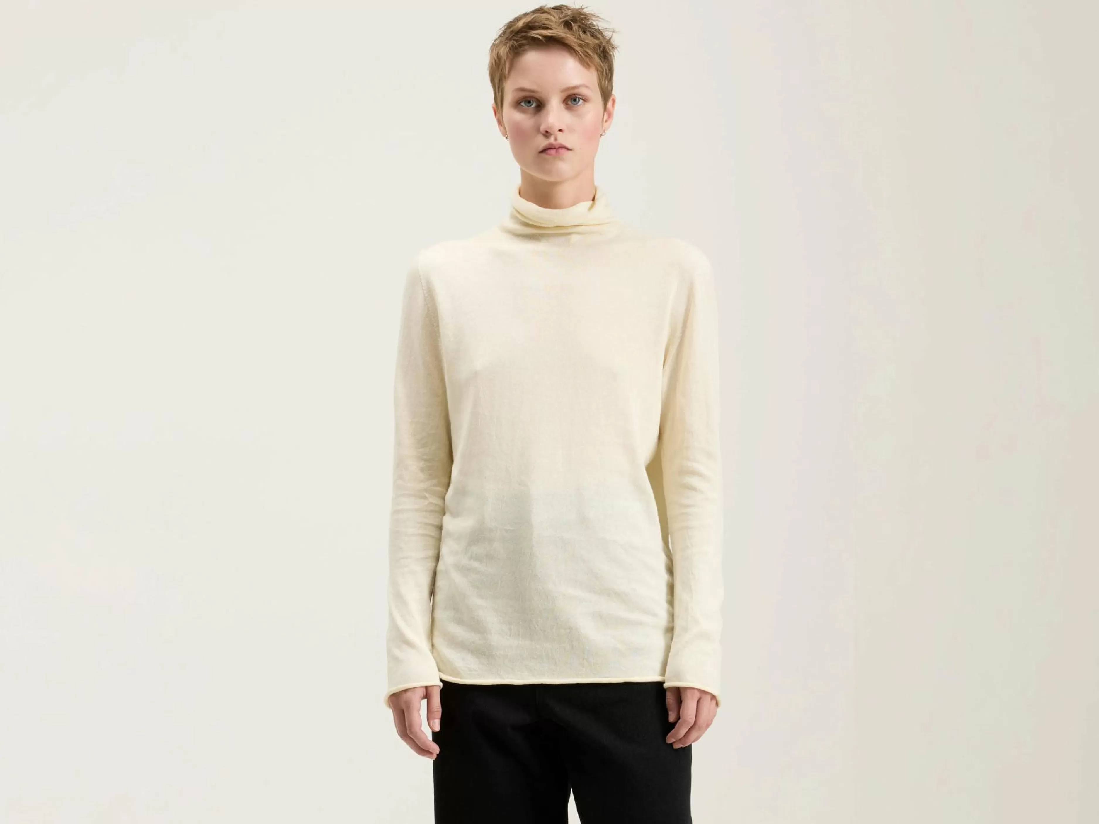 Agnes Organic Cotton Turtleneck-Nicholson & Nicholson Cheap