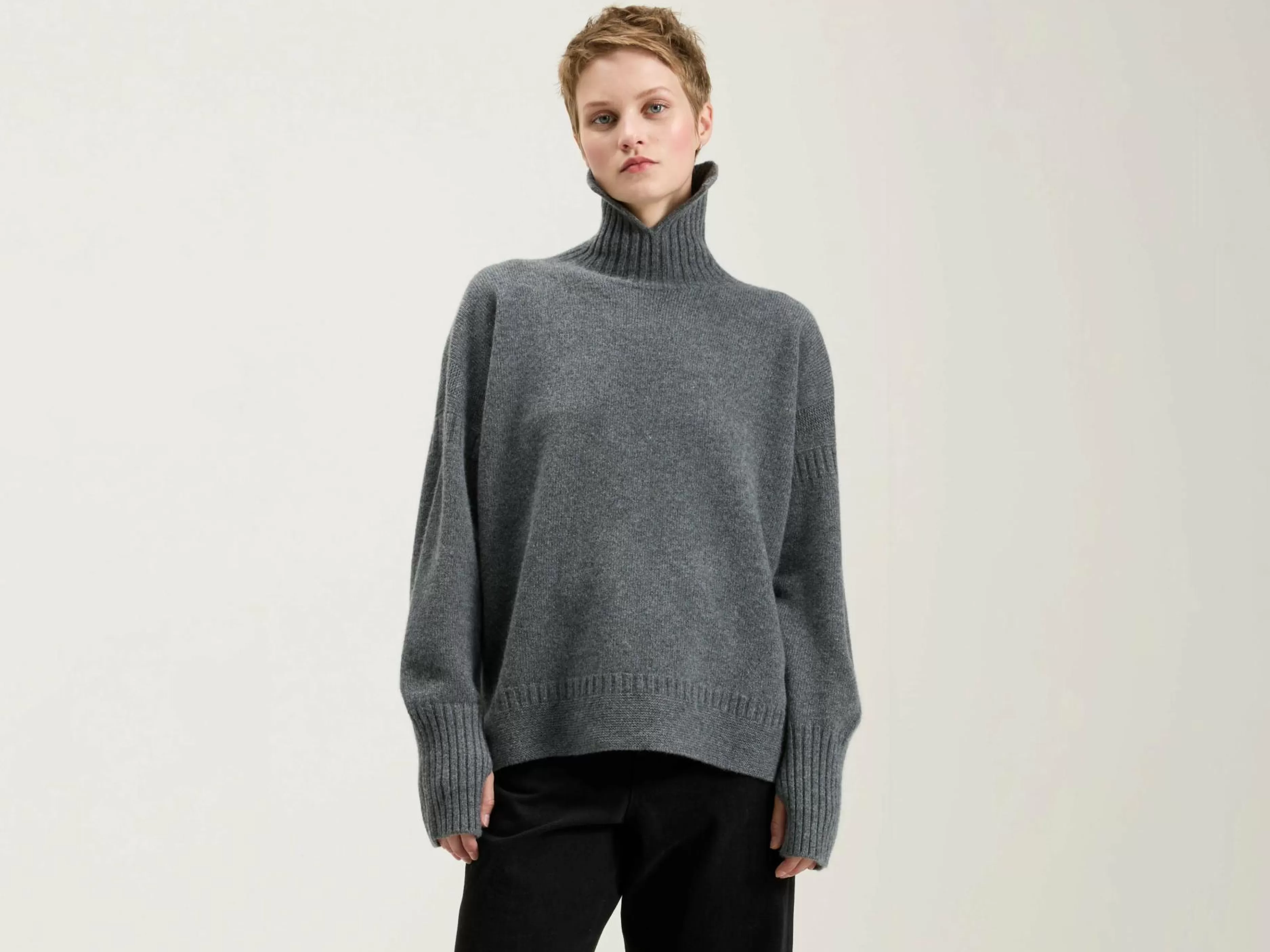 Lulu High Neck Sweater-Nicholson & Nicholson Online