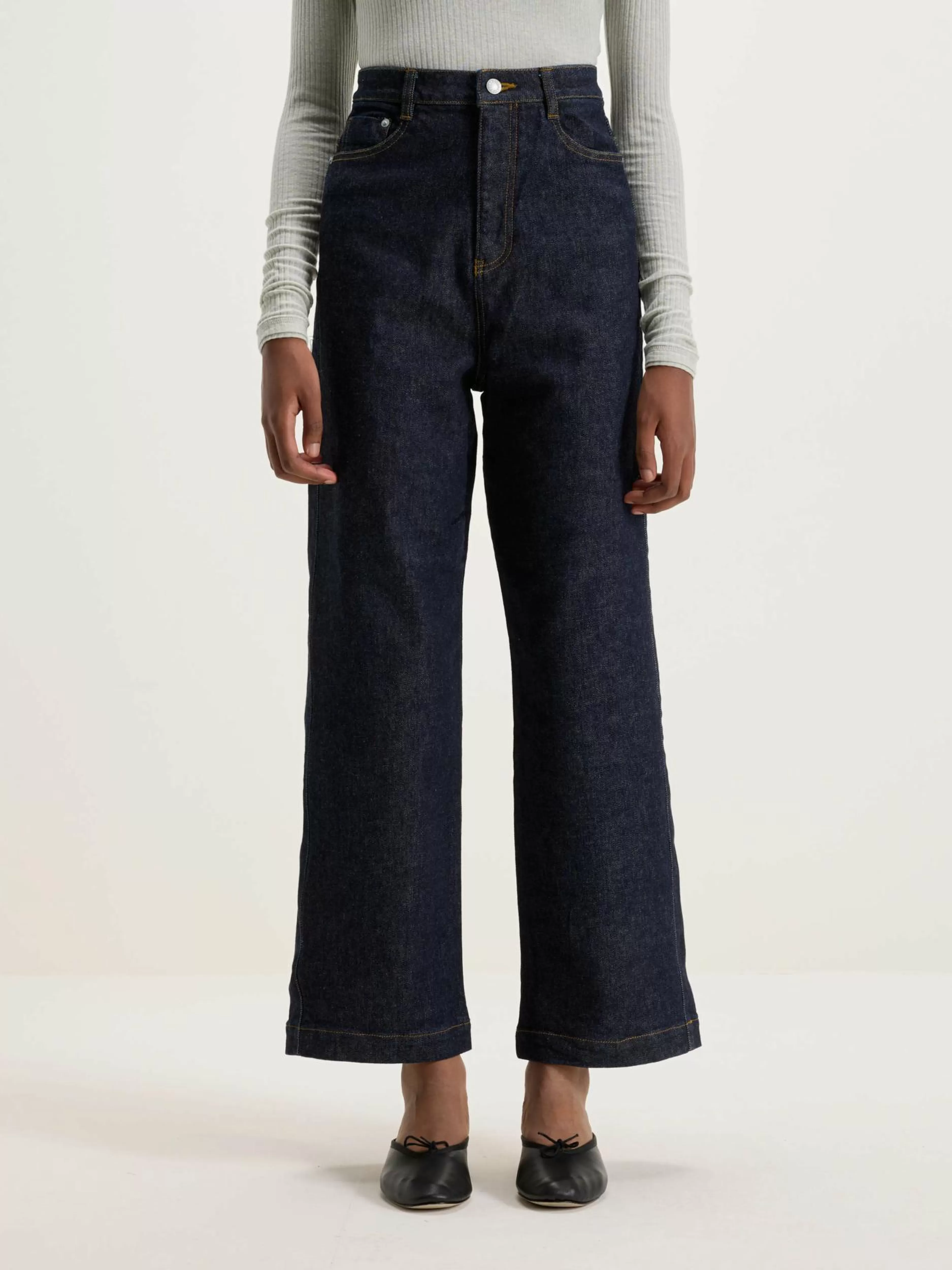 Sophia Japanese Denim Jeans-Nicholson & Nicholson Clearance