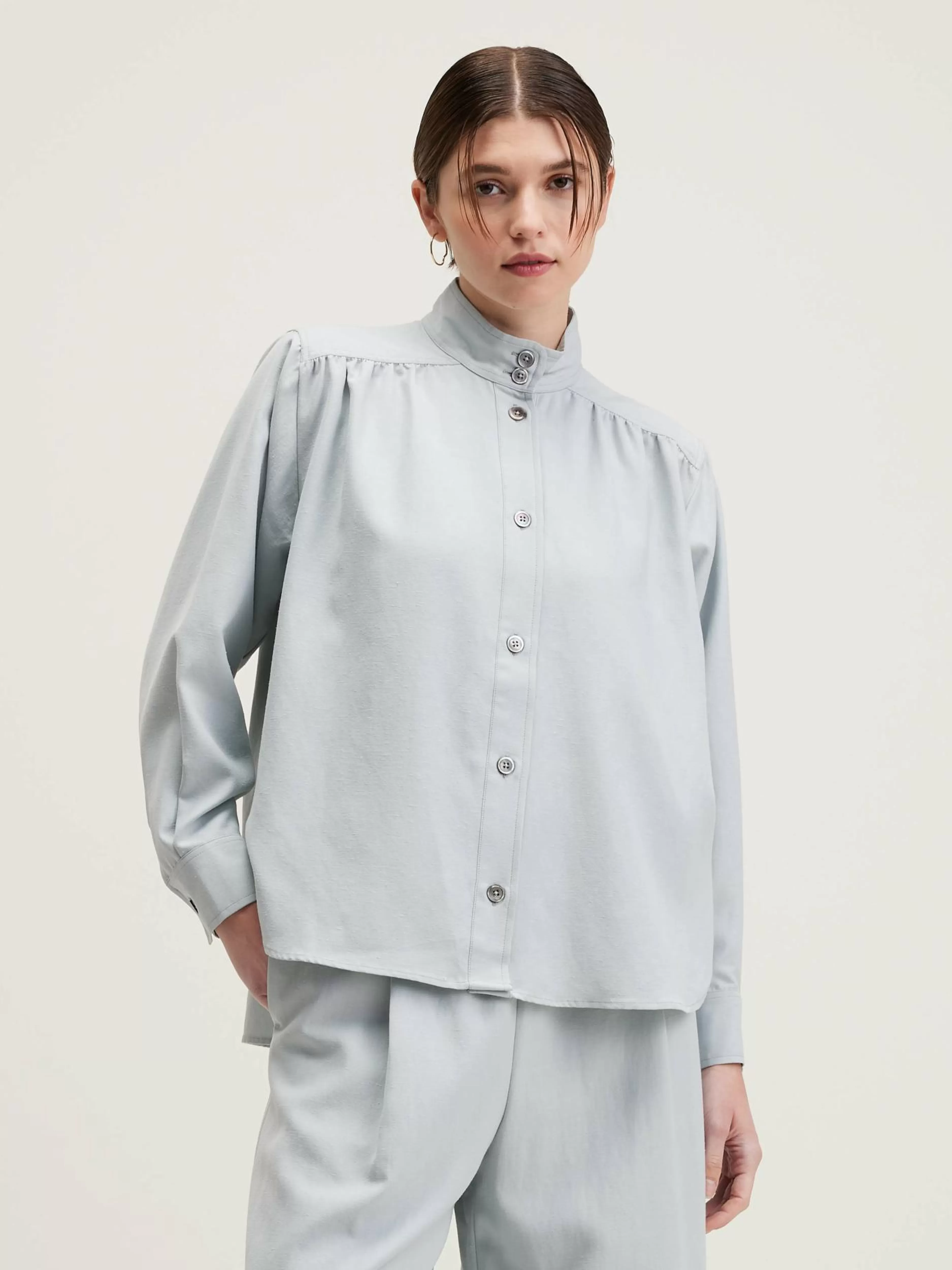 Peachy Knoopsluiting Blouse-Bellerose Shop