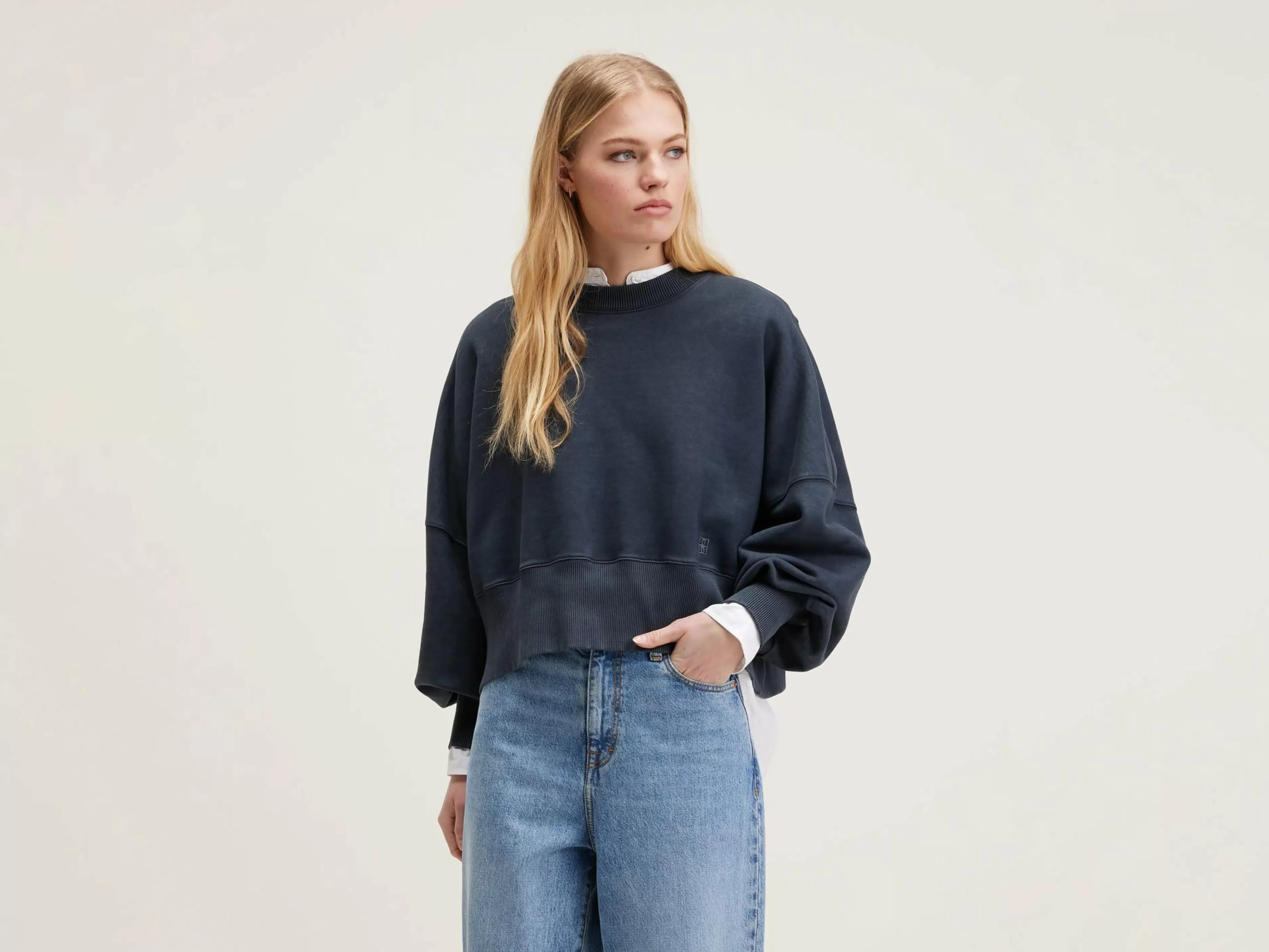 Salva Cropped Sweatshirt-Bellerose Fashion