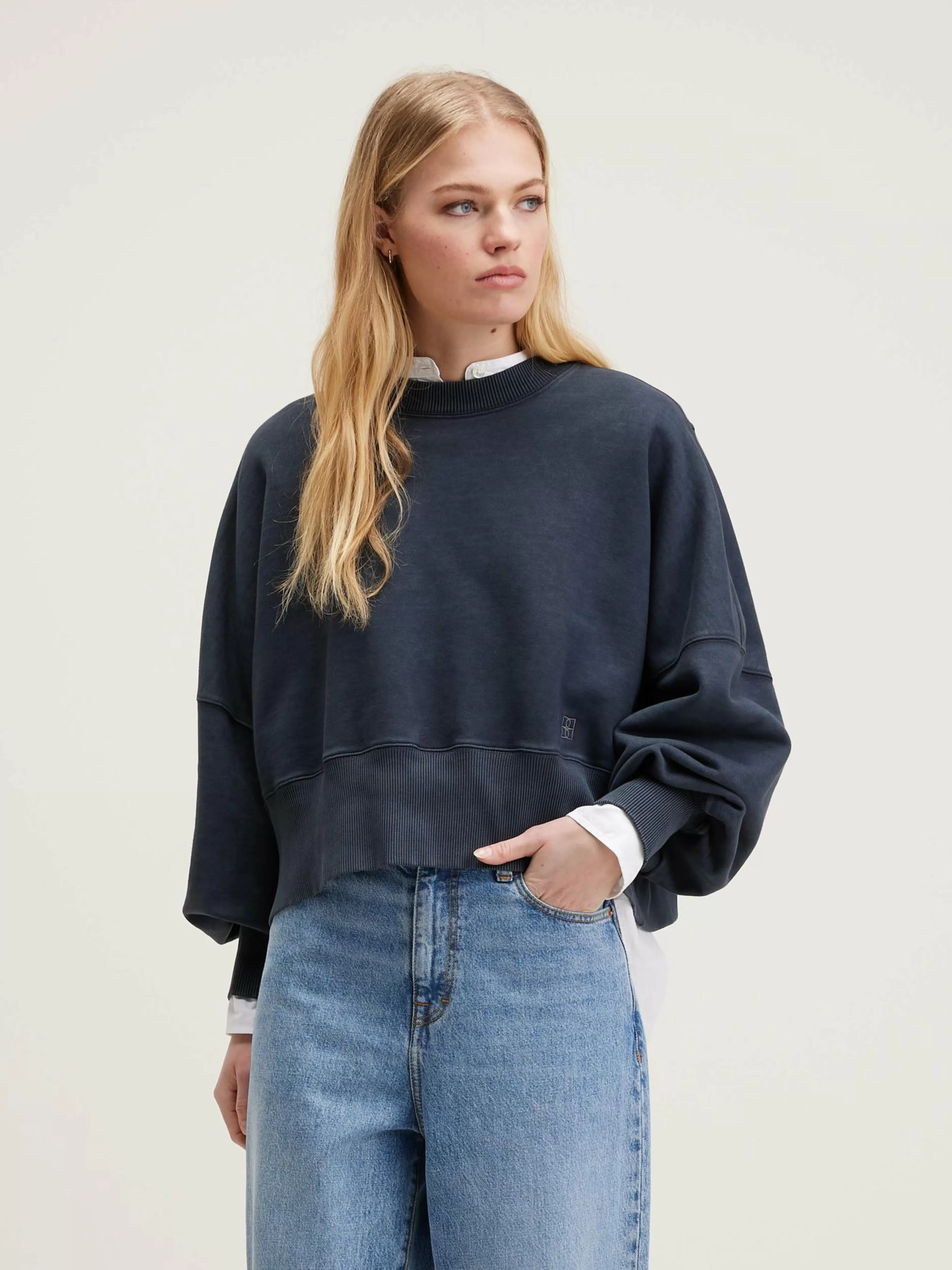 Salva Cropped Sweatshirt-Bellerose Fashion