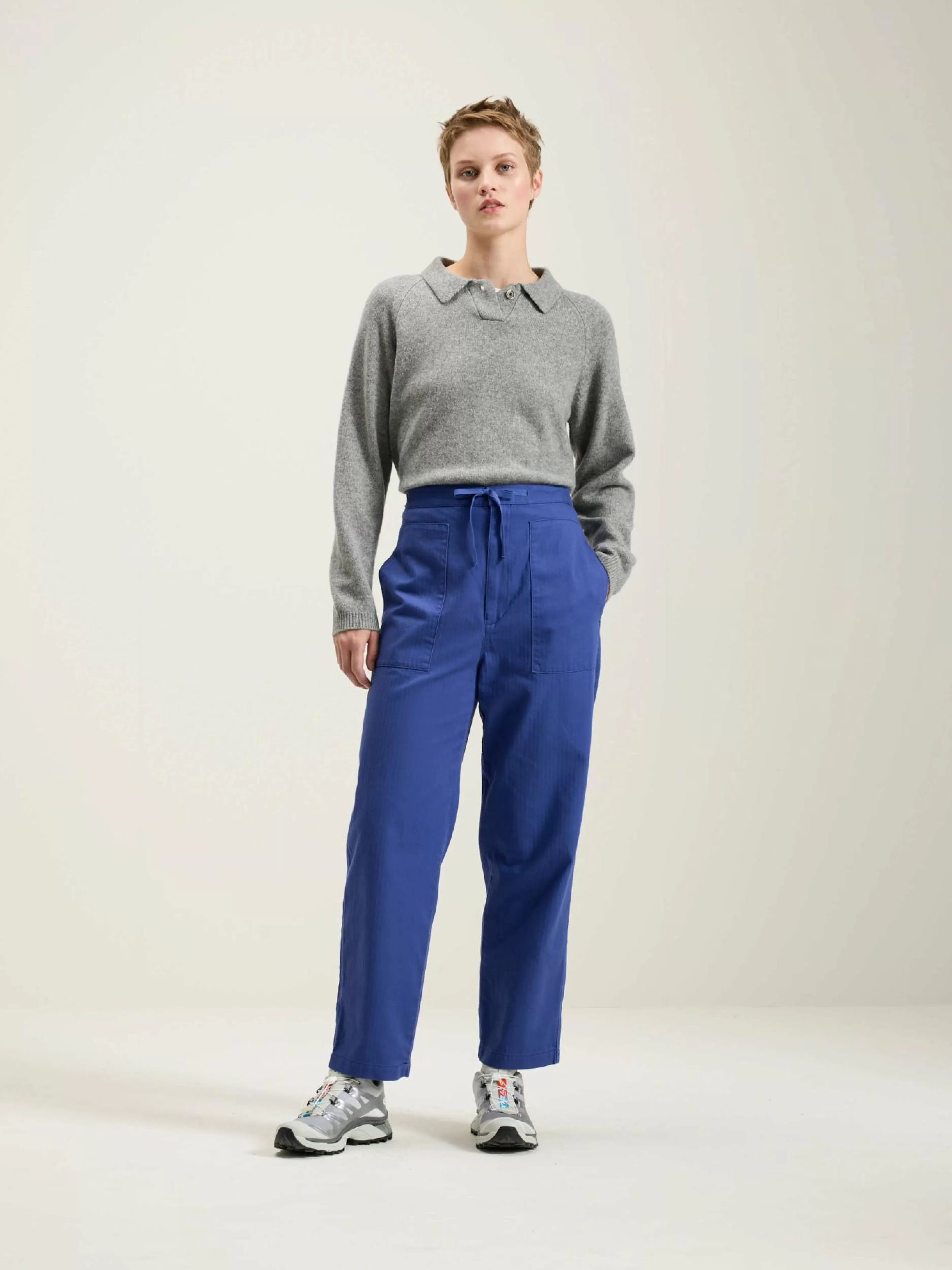 Herringbone Tapered Broek-Sarahwear Cheap