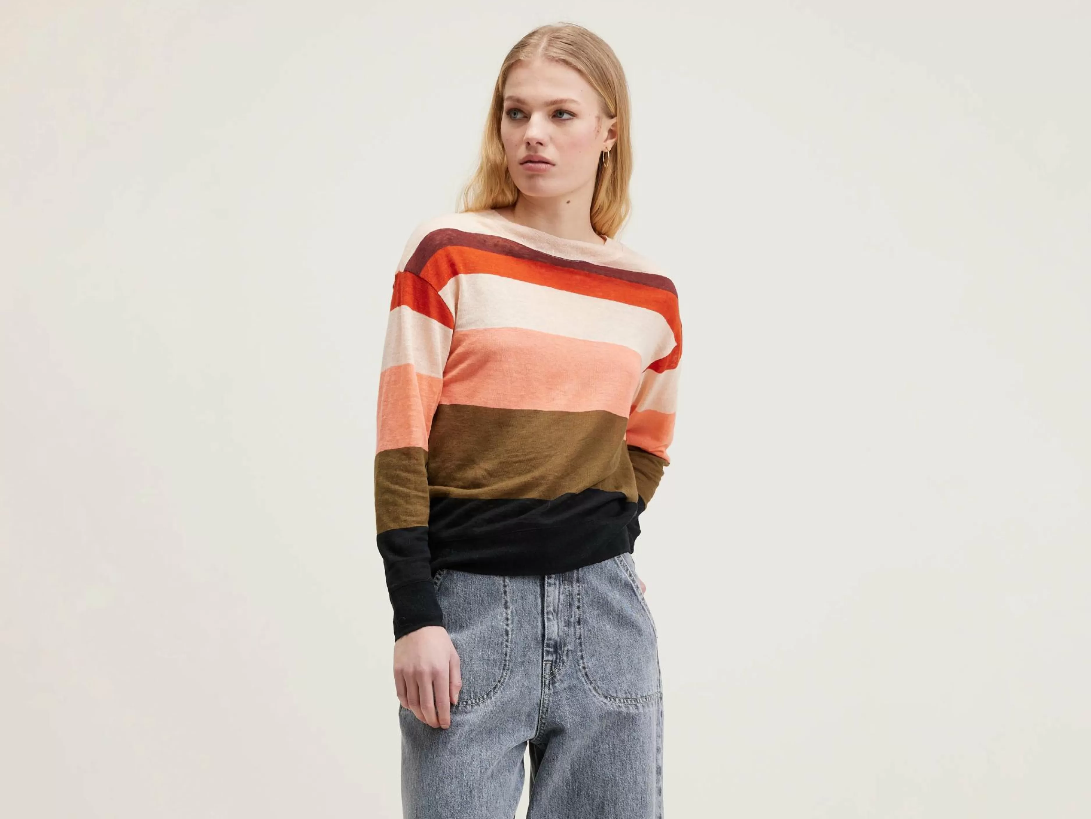 Senia Relaxed Linnen T-shirt-Bellerose Shop