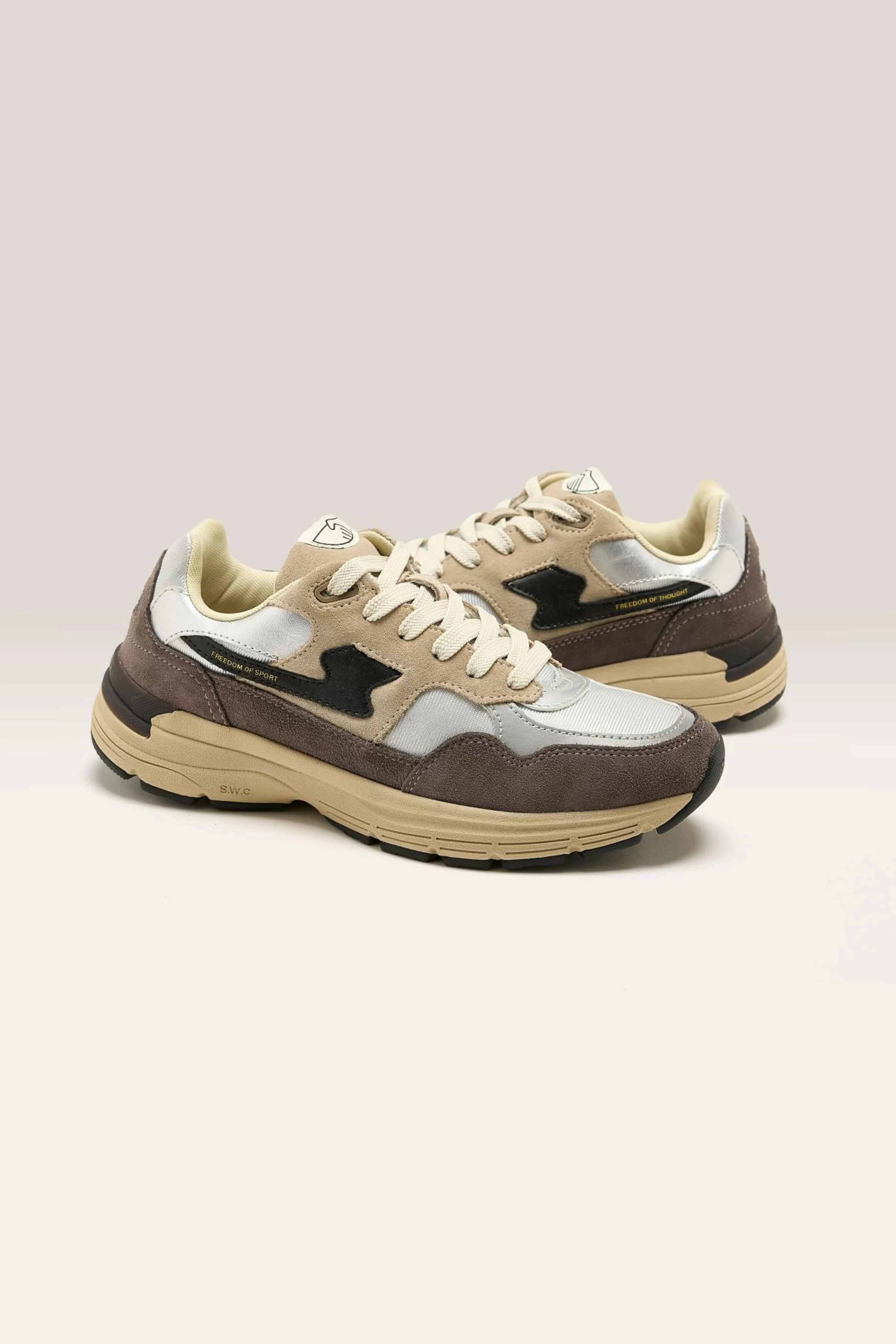 Amiel S-Strike Suede Mix Voor Vrouwen-Stepney workers club Clearance