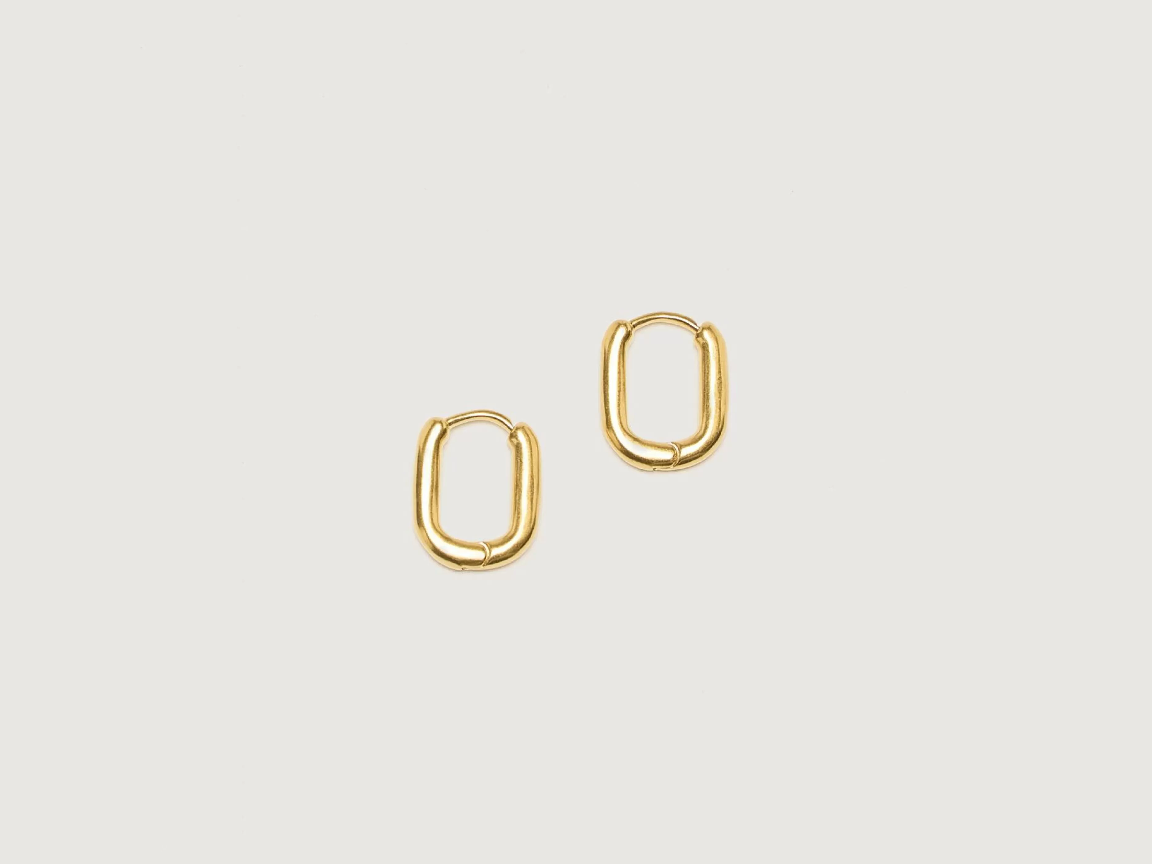 TEN Oblong Gold Oorbellen-Ten jewellery Cheap