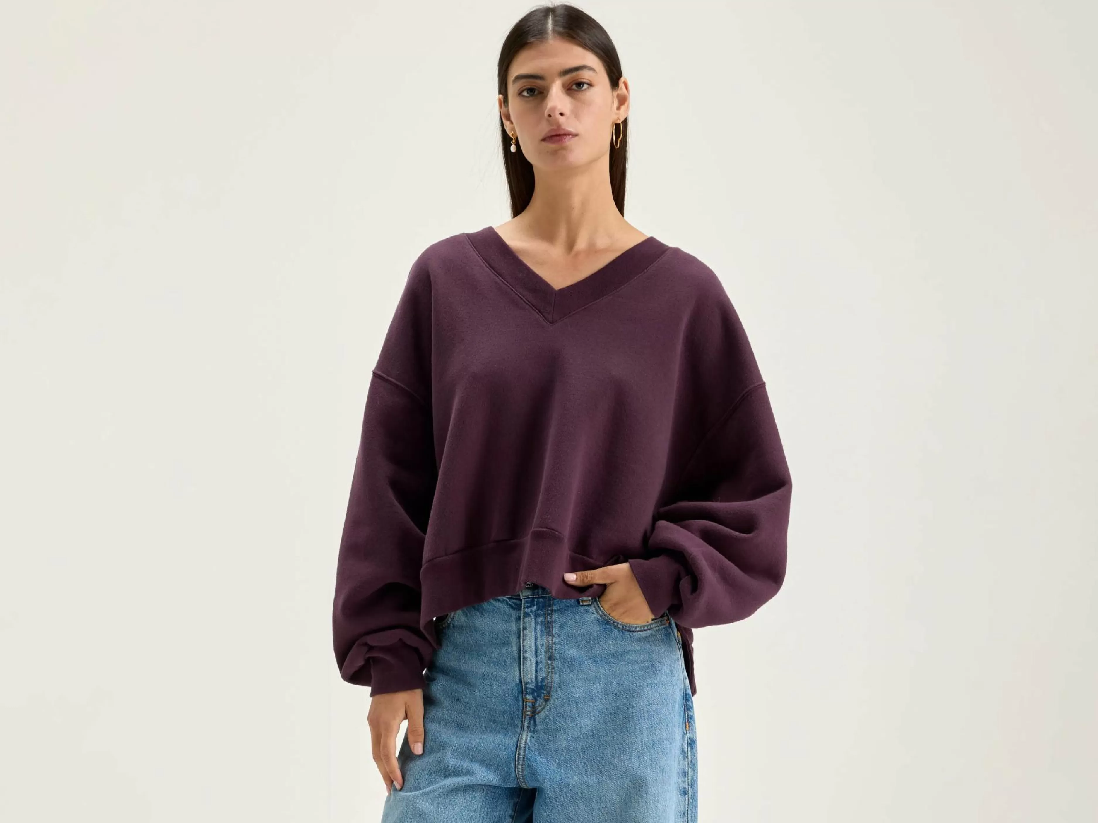 Varola V-hals Sweatshirt-Bellerose Clearance