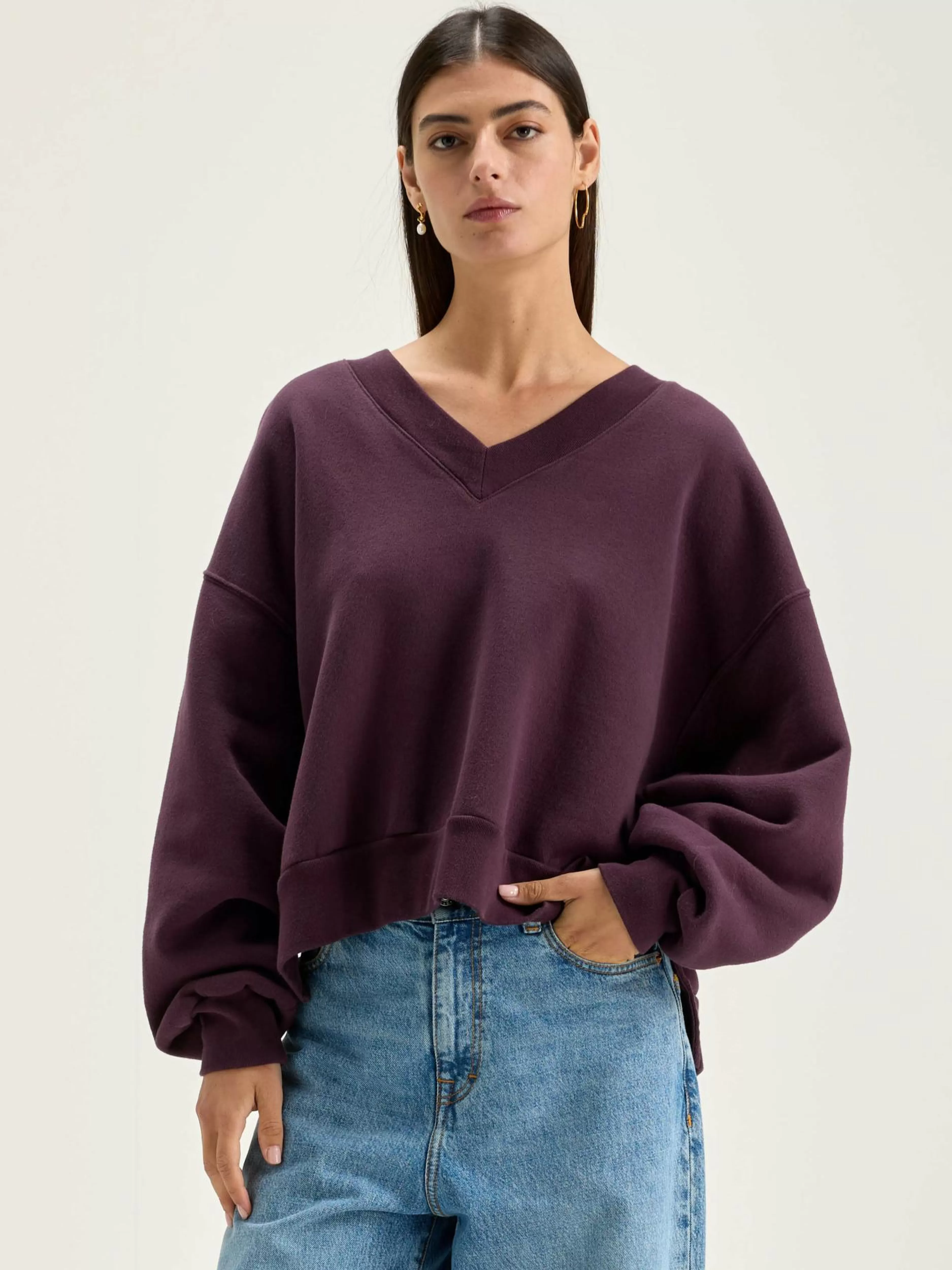 Varola V-hals Sweatshirt-Bellerose Clearance