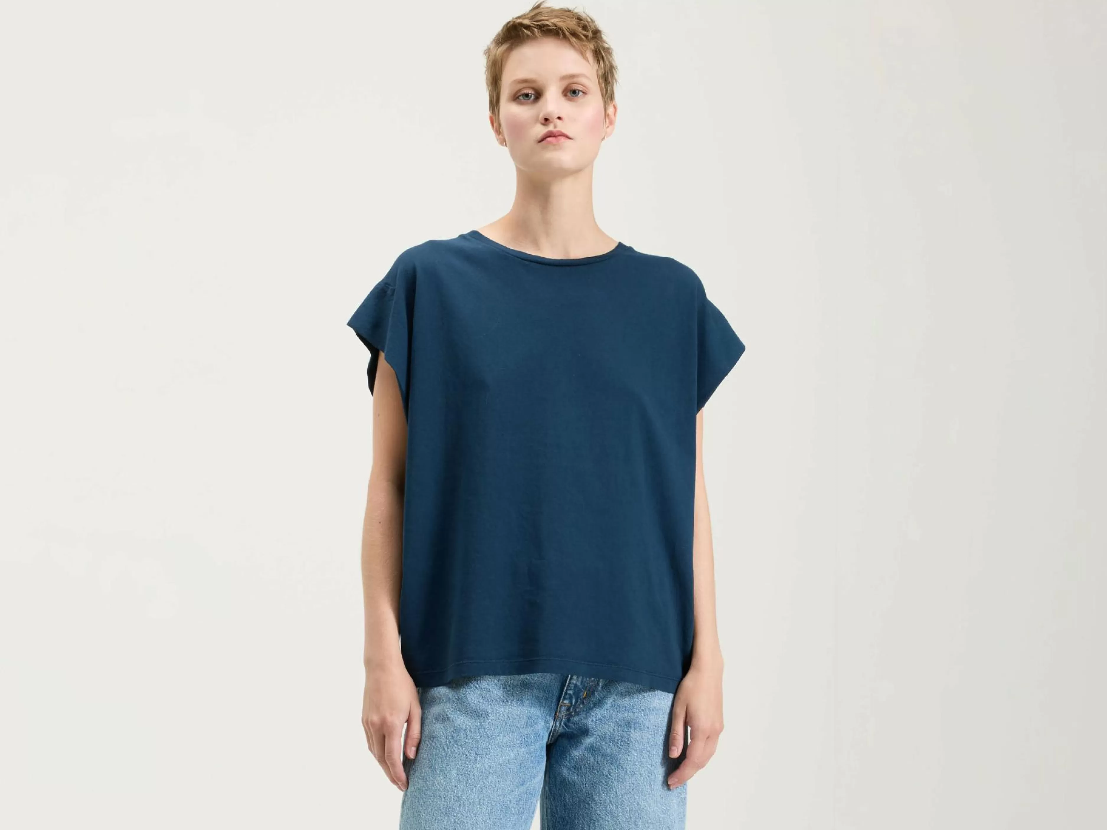 Vice Ronde-hals T-shirt-Bellerose Fashion